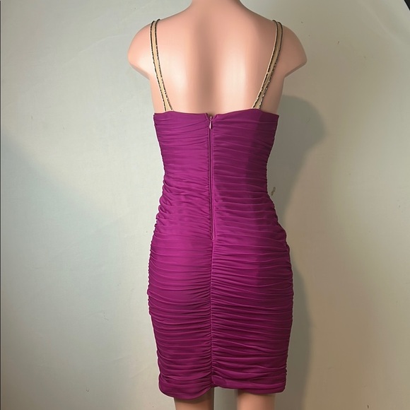 ADRIANNA  PAPELL EMBELLISHED STRAPLESS SEXY DRESS SIZE 4 NEW Without Tags - Picture 7 of 13